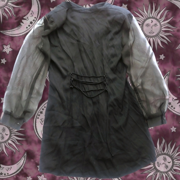 vintage 90s black dress - Picture 12 of 16